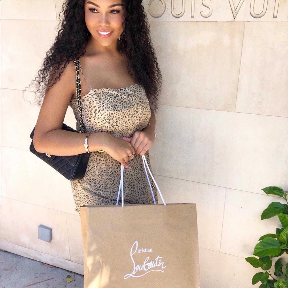 Vintage Leopard Silk Dress